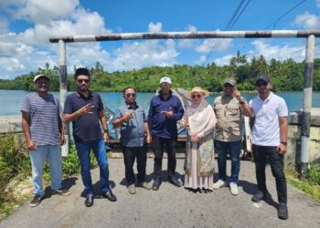 Jembatan ambruk di Maluku Tenggara