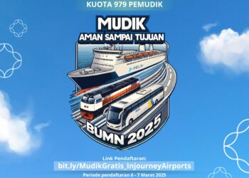 Angkasa Pura Bandara Pattimura Siapkan Mudik Gratis, Daftarnya Besok, Berangkatnya Mulai 24 Maret