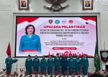 Pelantikan Ketua TP PKK Kabupaten Kota di Maluku