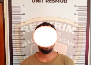 Terduga pelaku penembakan polisi