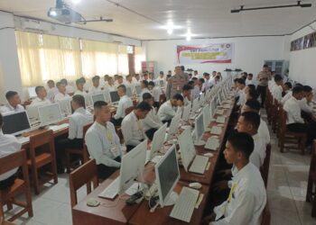 test CAT Casis Polri di Ambon