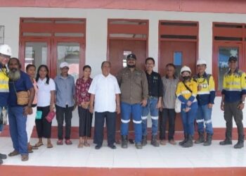 Perusahaan Tambang di MBD, Bangun Gedung TK Buat Anak Desa Uhak