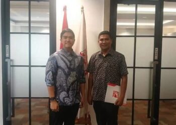 Ketua DPW PSI Maluku, bersama Ketua Umum PSI Kaesang Pangarep