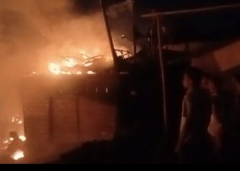 kebakaran di bentas ambon