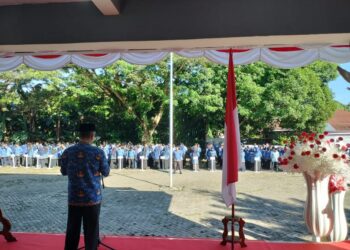 Pj Sekda Jadi Irup Hari Lahir Pancasila Ke-80 di SBT