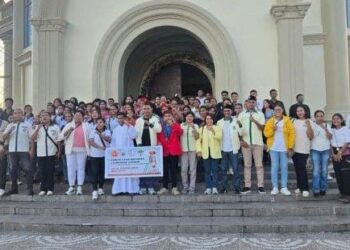 Pemuda Katolik menggelar ziarah dan doa bersama