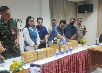 Bandara Pattimura Ambon Gagalkan Pengiriman Ilegal 33,5 Kg Merkur