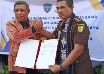 Perkuat Kerjasama, Pemerintah Kabupaten MBD Teken Kerjasama Dengan Kejari