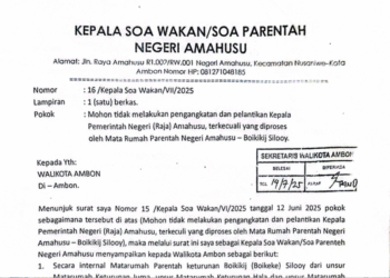 Kisruh Usulan Pelantikan Raja Amahusu tak Kunjung Tuntas