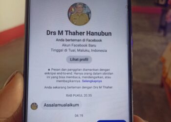 Akun massanger penipu