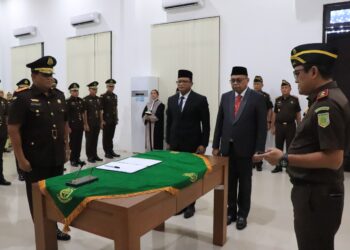 Kajati Maluku Rudy Irmawan Lantik Wakajati dan Sejumlah Pejabat Eselon III