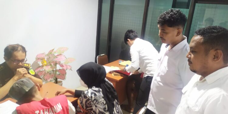 Penyerahan tersangka dan barang bukti kasus Hunuth, Kota Ambon