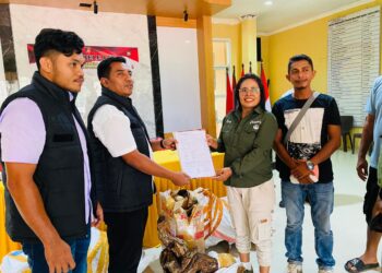 Polres MBD Ungkap Pengiriman Ilegal 20 Koli Kayu Santigi