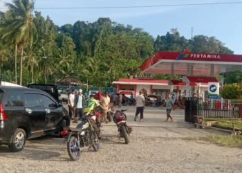 SPBU di Namrole, Buru selatan