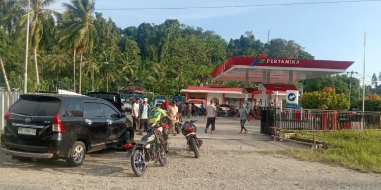 SPBU di Namrole, Buru selatan