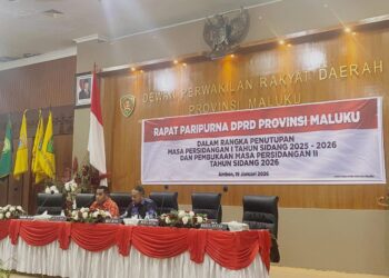 DPRD Maluku Paparkan Capaian Kinerja Selama Masa Sidang 2025–2026