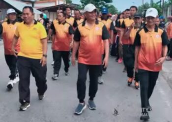 Semangat Kebersamaan di Jalan Santai KKSS Aru, Menyambut Ramadan