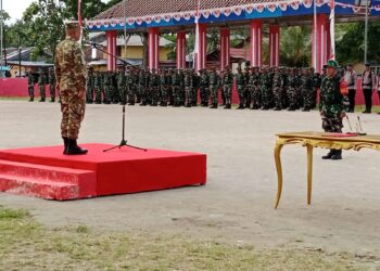 Kodim 1503/Tual Resmi Wujudkan Pemerataan Pembangunan di Wilayah Teritorial di Aru