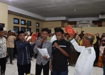 Dua kelompok pemuda Fiditan Tual bersumpah untuk tidak lagi berkelahi.
