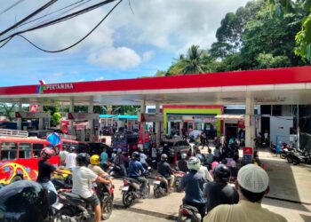 Keributan di SPBU Kebun Cengkeh, Security dan Konsumen Nyaris Adu Jotos