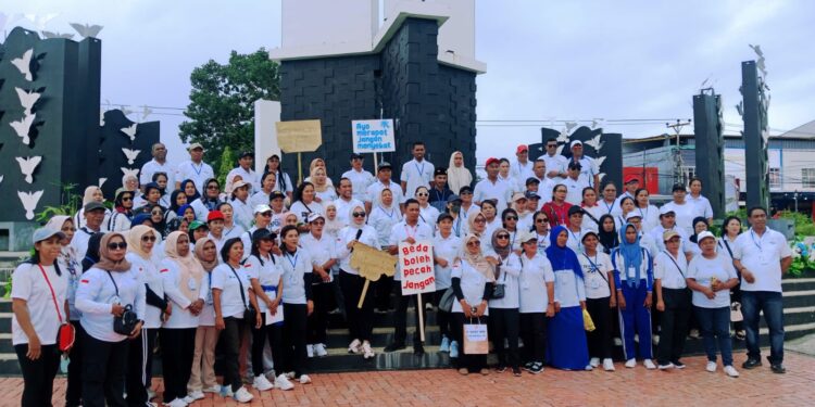 Kegiatan Dinas Pendidikan Malra, menyambut pelaksanaan Hardiknas 2026 di Langgur.