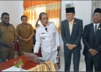 Wabup Tanimbar Pantau Langsung Ujian TKA Perdana di SD Saumlaki