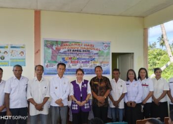 Hari Posyandu Nasional 2026 di Aru, Wabup Djumpa Tekankan Transformasi Layanan Kesehatan Terpadu