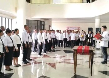Bupati Tanimbar Lantik 36 Anggota BPD PAW, Dorong Tata Kelola Desa Lebih Efektif
