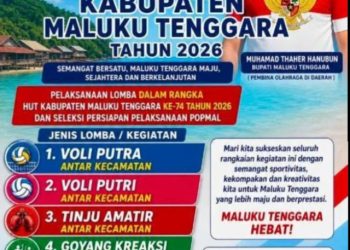 HUT ke-74 Maluku Tenggara Dimeriahkan Lomba Olahraga dan Kegiatan Masyarakat